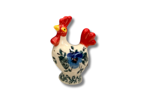  D66 Bunzlau Zoutstrooier Haantje 6,7 cm 2273